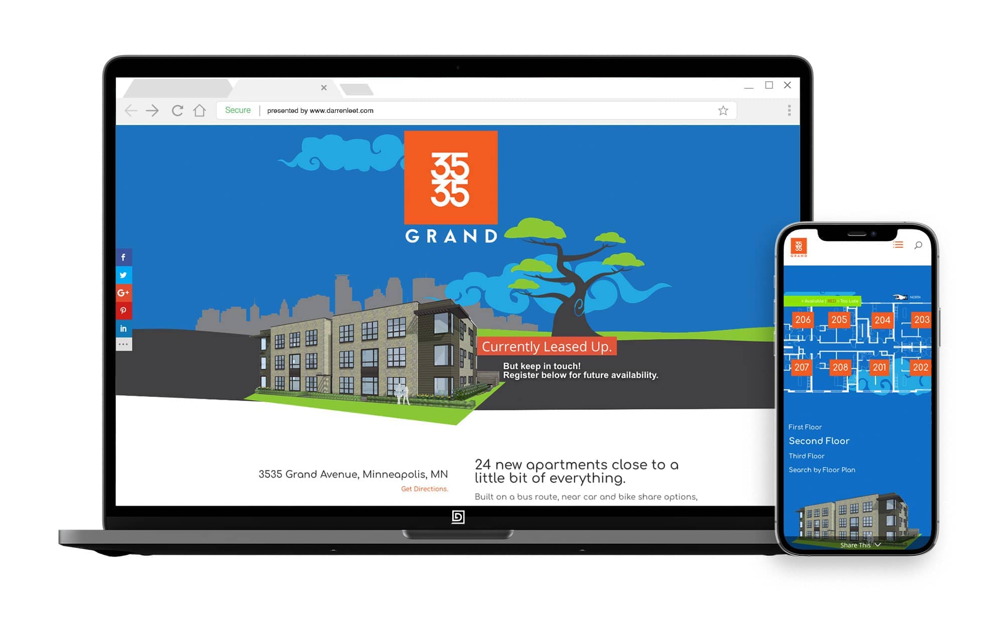 DLINC-web-3535grand Property Lease Up web site
